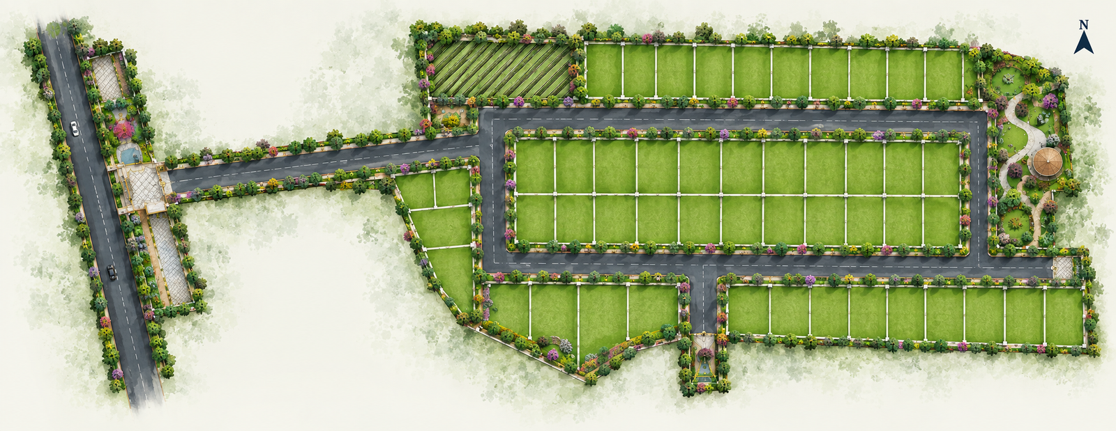 Aloka Green County Master Layout Map